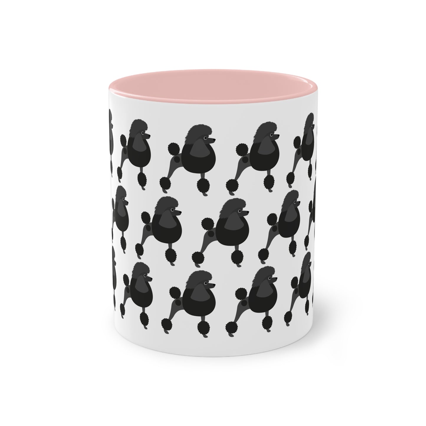 Pudel Tasse, zweifarbig, 0,33 l