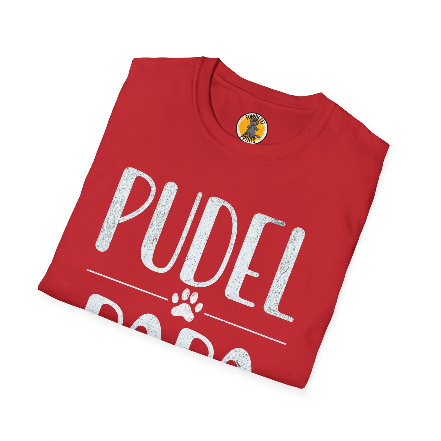 Pudel Papa, T-Shirt für Pudelliebhaber, Unisex Softstyle T-Shirt