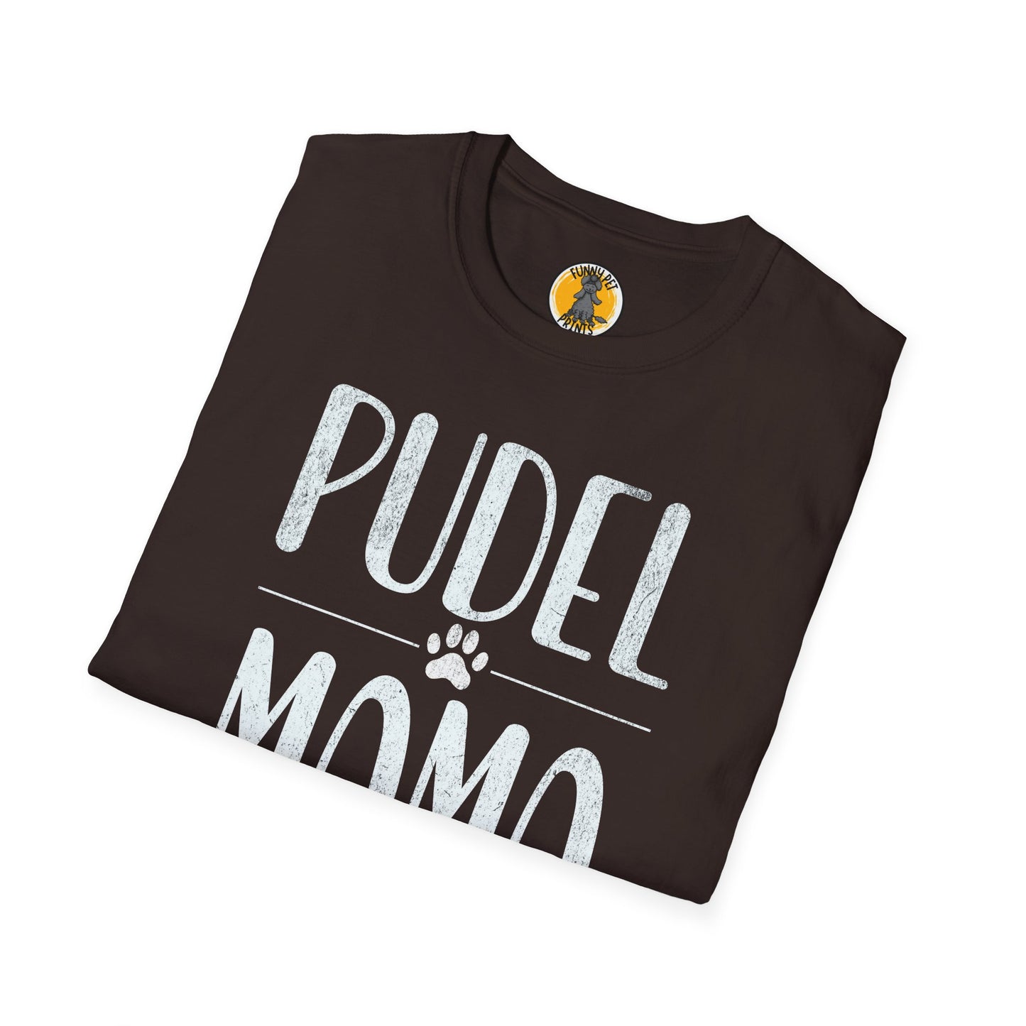 Pudel Mama, T-Shirt für Pudelliebhaberinnen, Unisex Softstyle T-Shirt