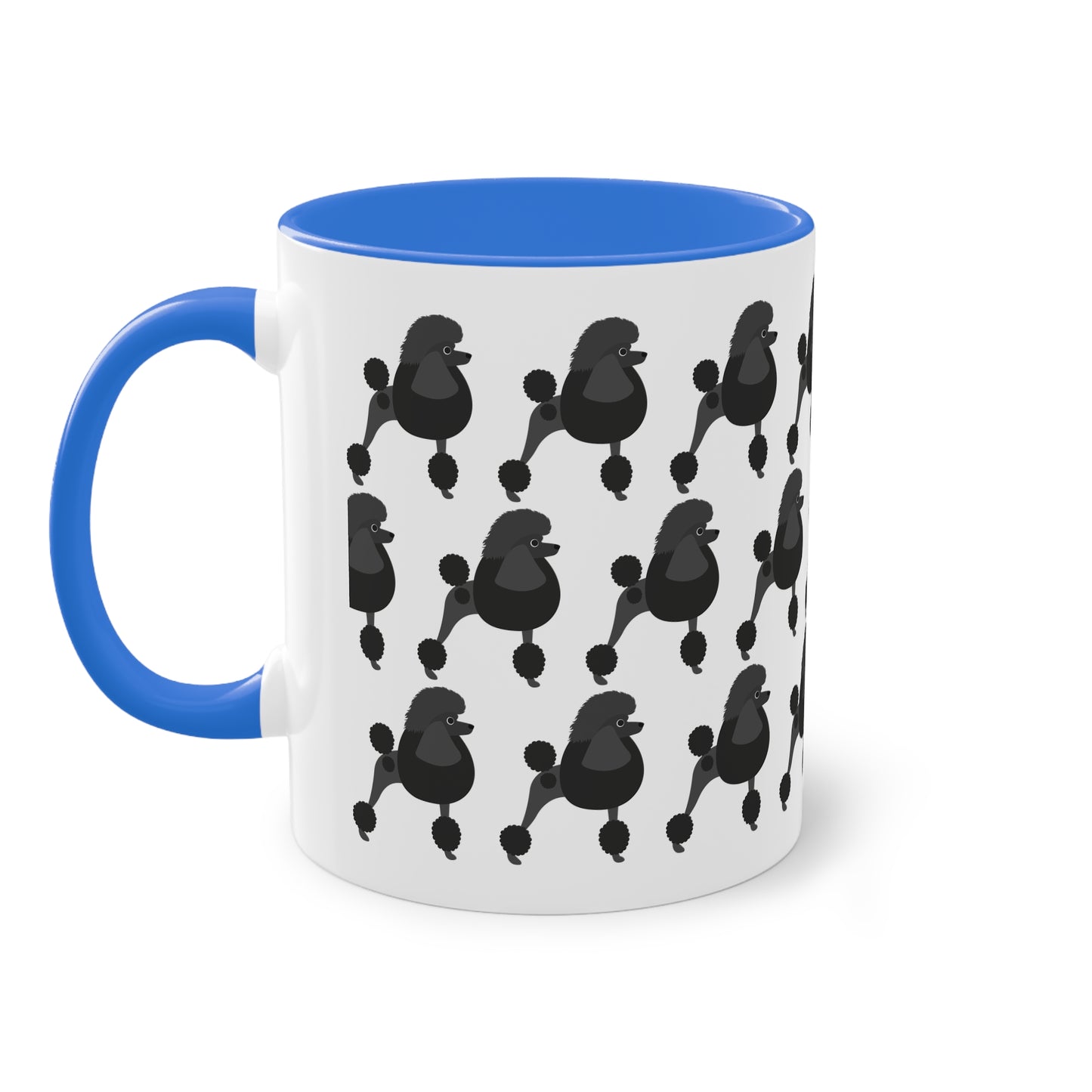 Pudel Tasse, zweifarbig, 0,33 l