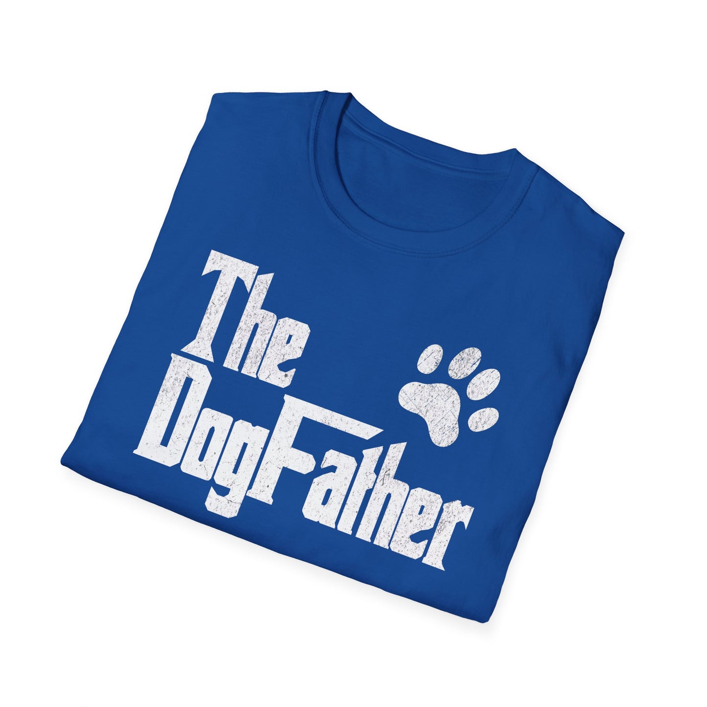 The Dogfather, Lustiges T-Shirt für Hundeliebhaber, Unisex Softstyle T-Shirt
