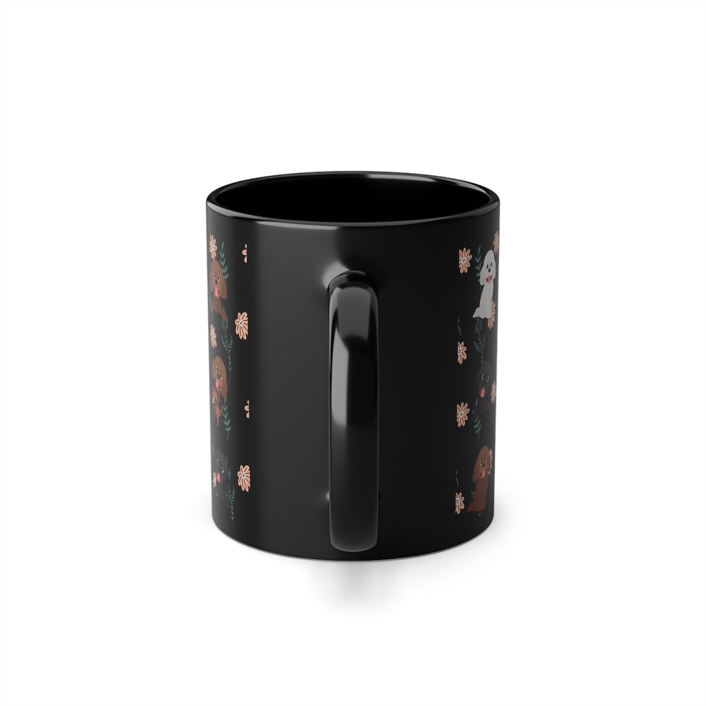 Zwergpudel Tasse, Black Coffee Cup, 11oz
