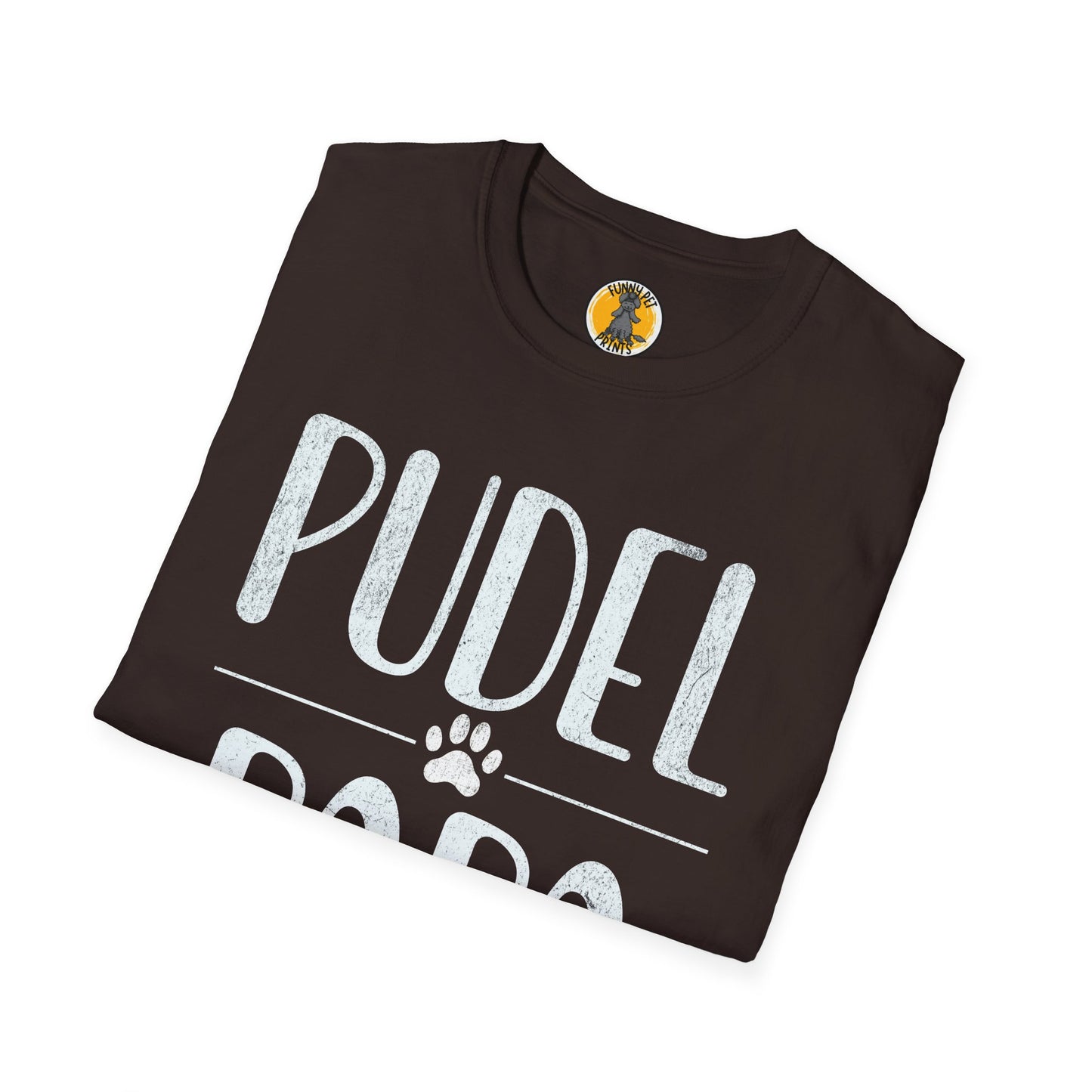 Pudel Papa, T-Shirt für Pudelliebhaber, Unisex Softstyle T-Shirt