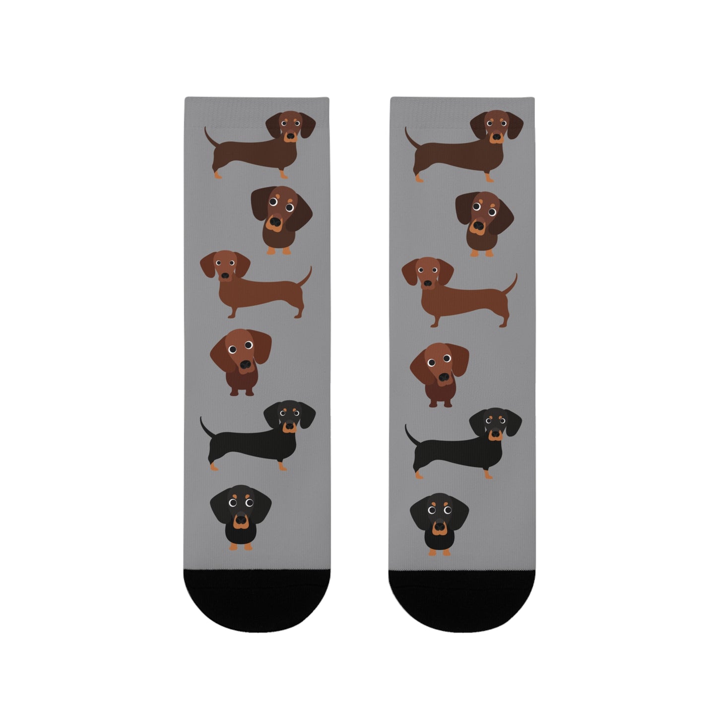 Dackel Socken, Sublimation Crew Socks (EU)