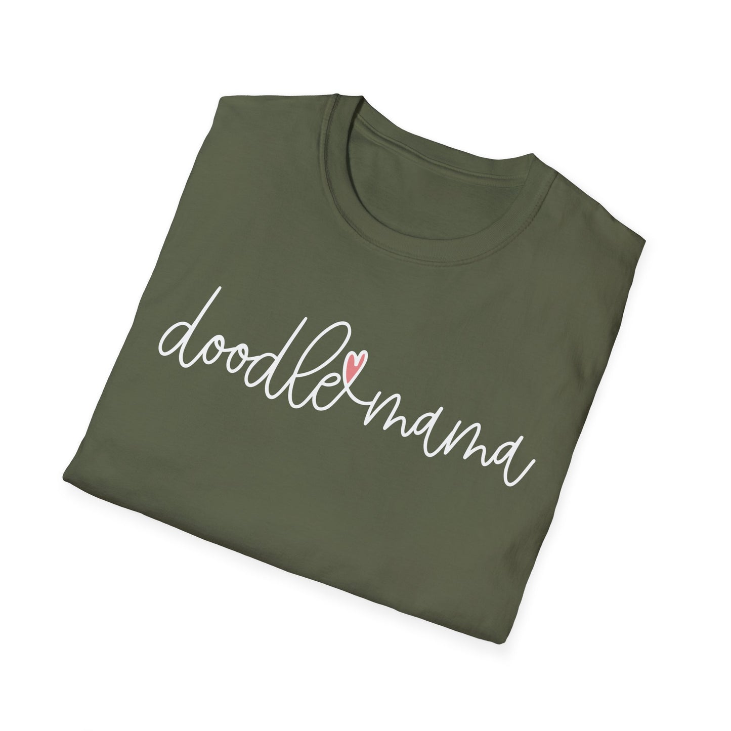 Doodle Mama. T-Shirt für Doodle Liebhaberinnen. Unisex Softstyle T-Shirt
