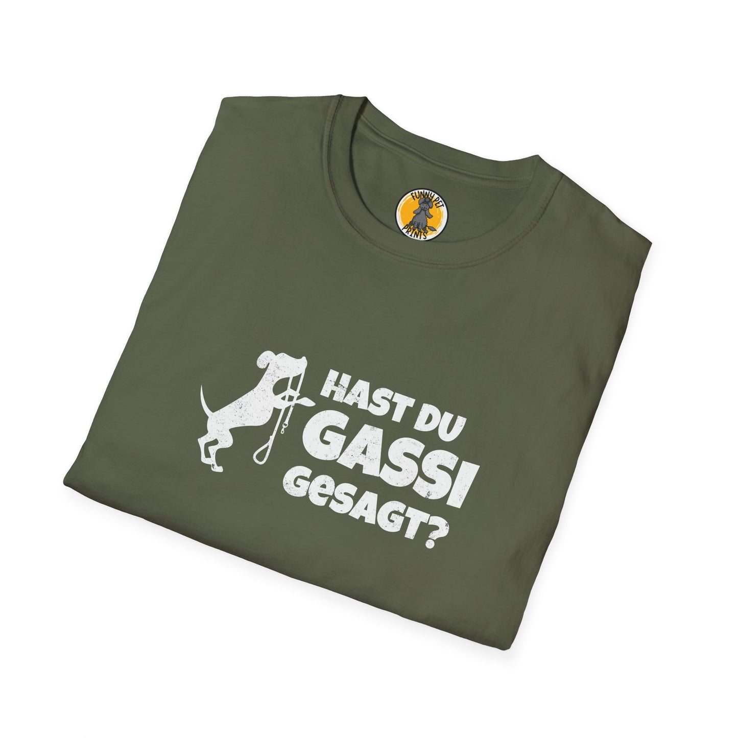 Hast du Gassi gesagt? Lustiges T-Shirt für Hundeliebhaber, Unisex Softstyle T-Shirt