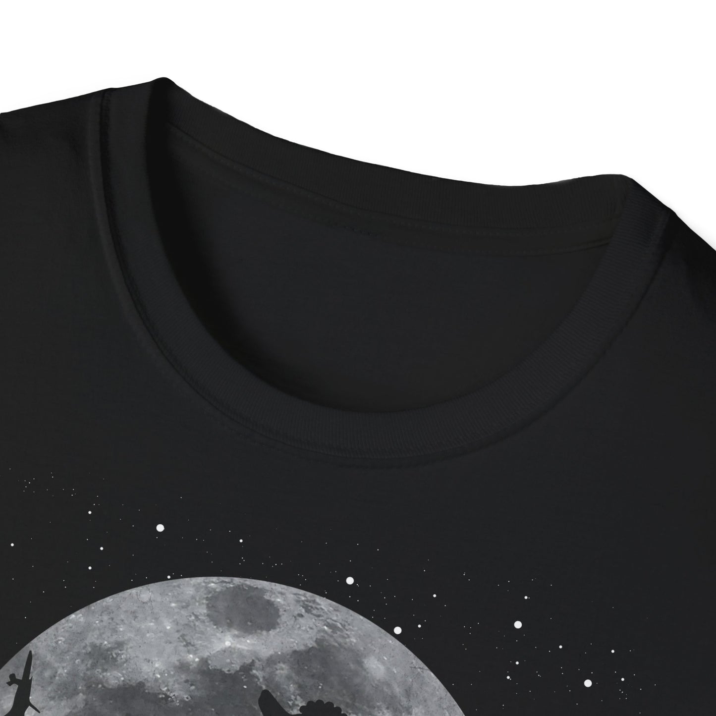 Pudel Vollmond T-Shirt, Unisex Softstyle T-Shirt