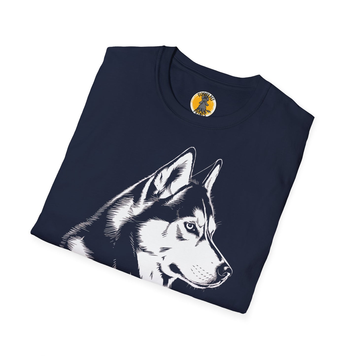 Husky, T-Shirt für Huskyliebhaber Unisex Softstyle T-Shirt