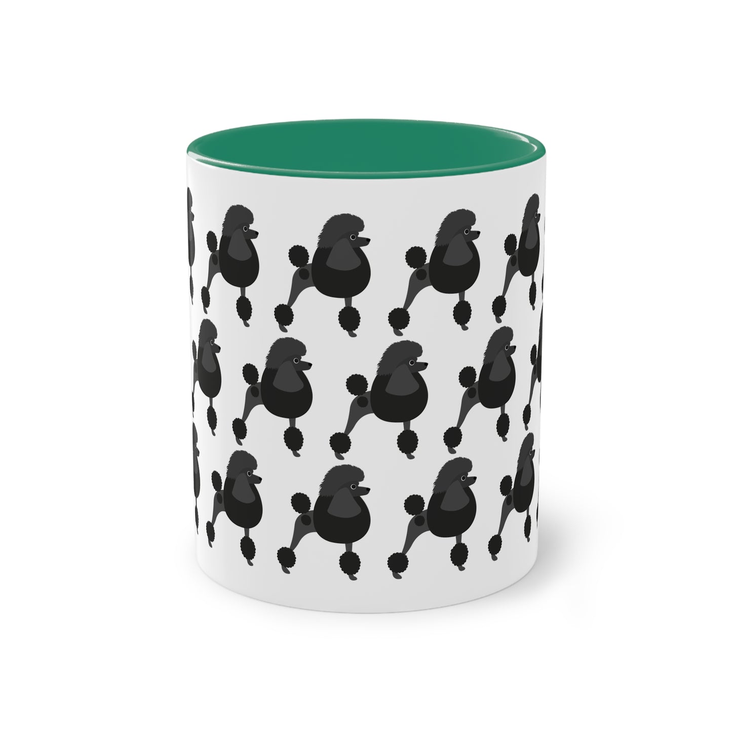 Pudel Tasse, zweifarbig, 0,33 l