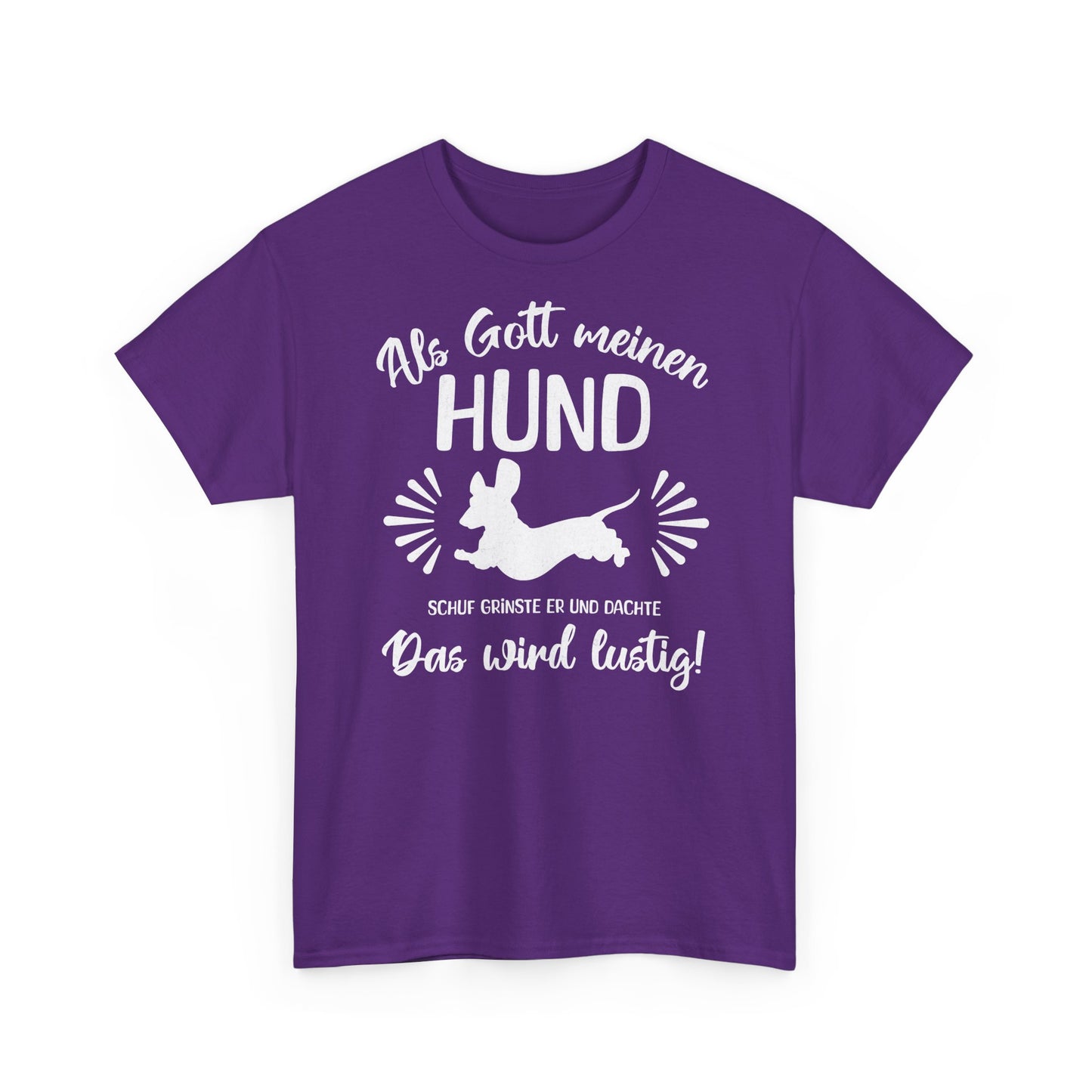 Lustiges T-Shirt für Dackelliebhaber, Unisex T-Shirt aus schwerer Baumwolle – Für Dackel-Liebhaber mit Humor