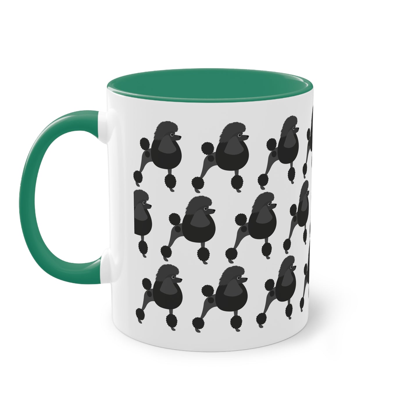 Pudel Tasse, zweifarbig, 0,33 l