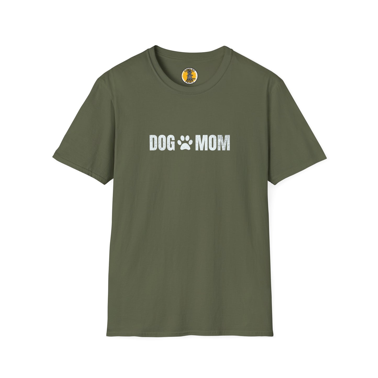 Dog Mom, T-Shirt für Hundeliebhaberinnen, Unisex Softstyle T-Shirt