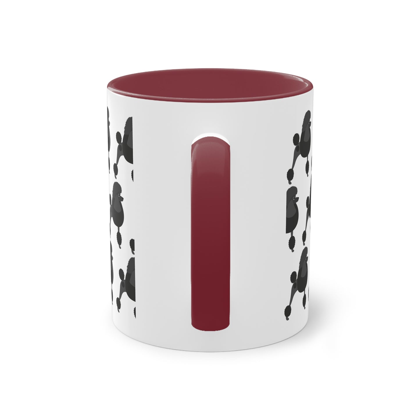 Pudel Tasse, zweifarbig, 0,33 l
