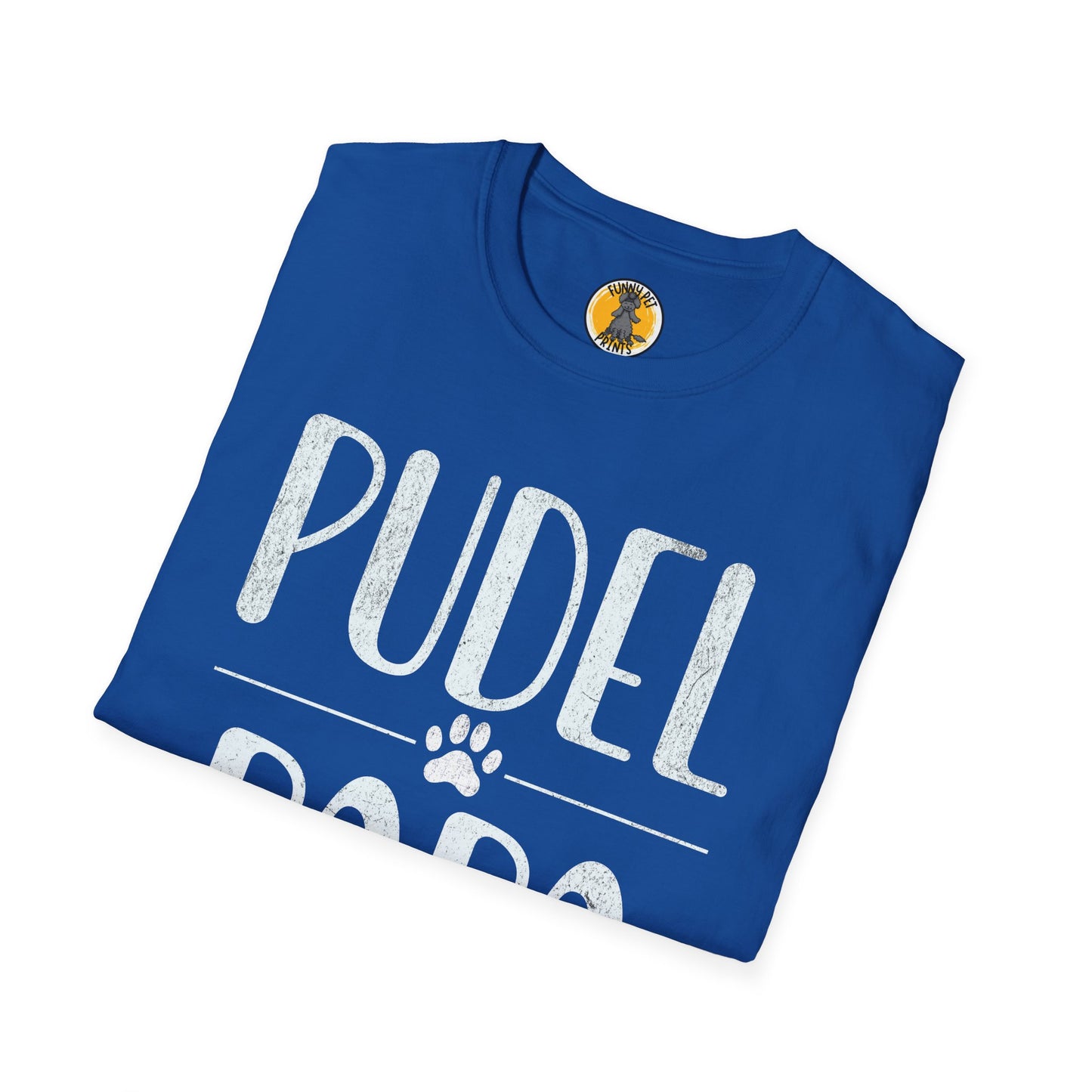Pudel Papa, T-Shirt für Pudelliebhaber, Unisex Softstyle T-Shirt