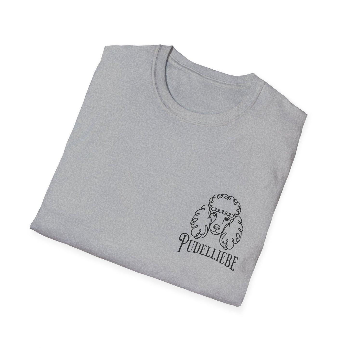 Pudelliebe, T-Shirt für Pudelliebhaber, Unisex Softstyle T-Shirt