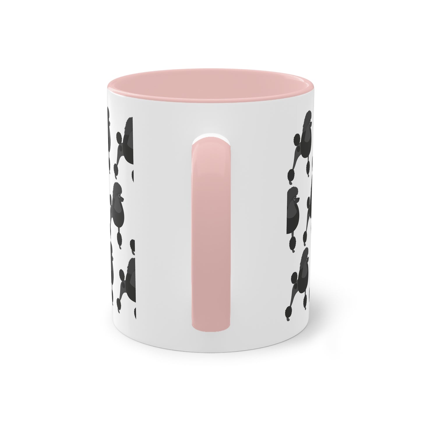Pudel Tasse, zweifarbig, 0,33 l