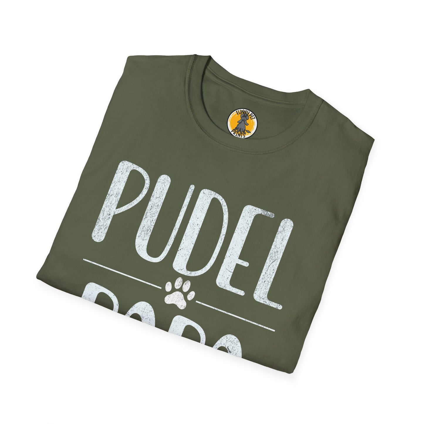Pudel Papa, T-Shirt für Pudelliebhaber, Unisex Softstyle T-Shirt