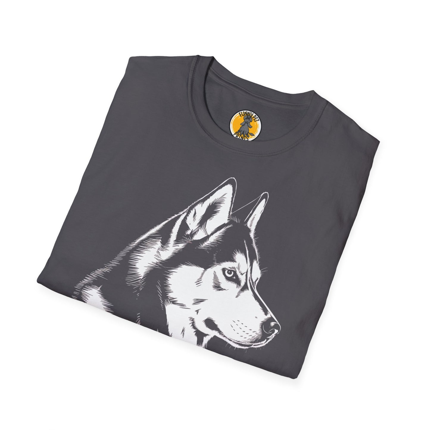 Husky, T-Shirt für Huskyliebhaber Unisex Softstyle T-Shirt