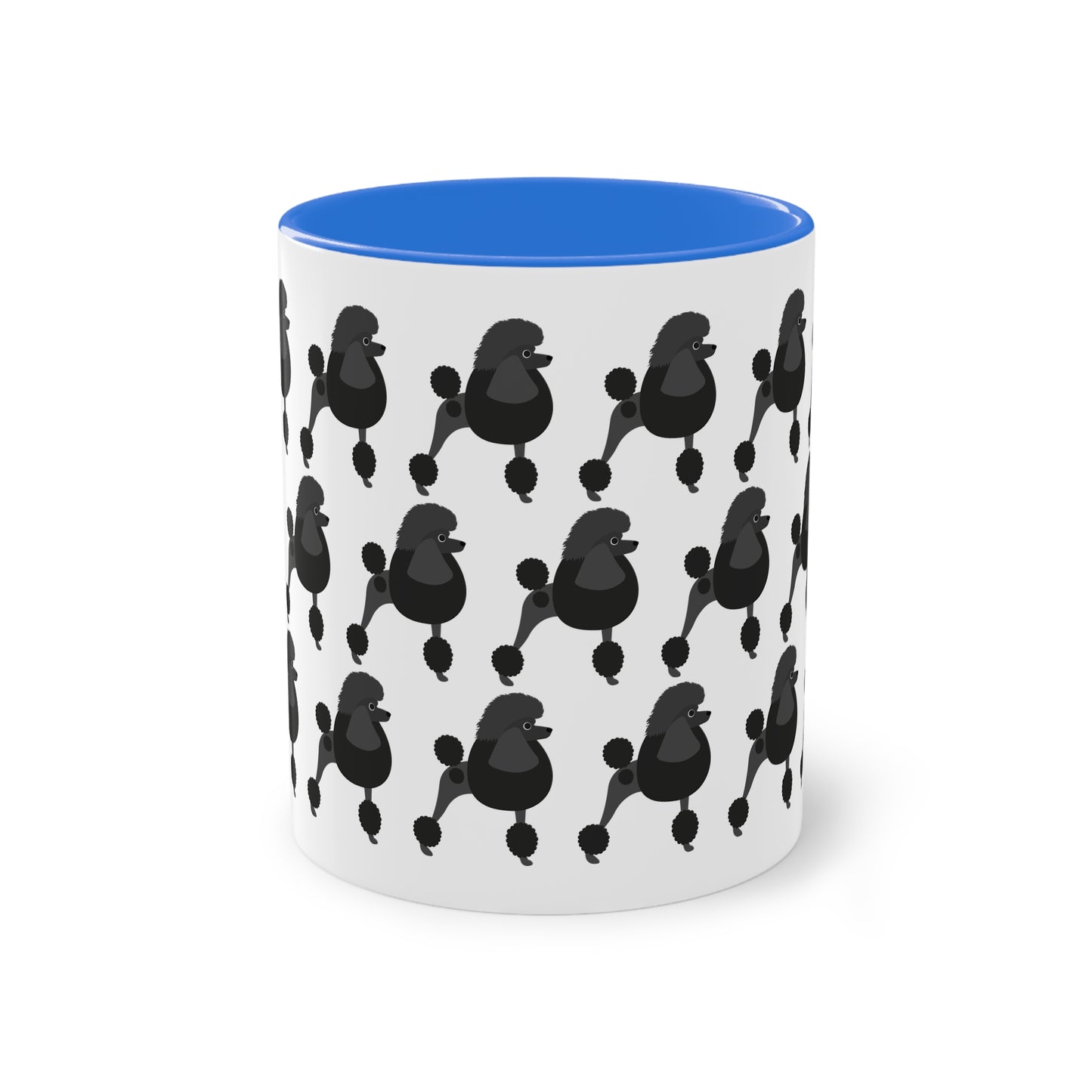 Pudel Tasse, zweifarbig, 0,33 l