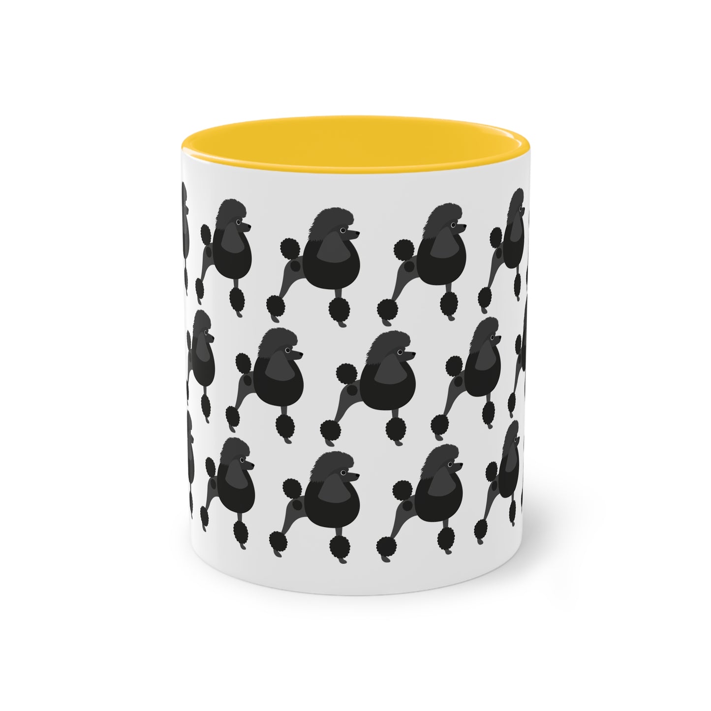 Pudel Tasse, zweifarbig, 0,33 l