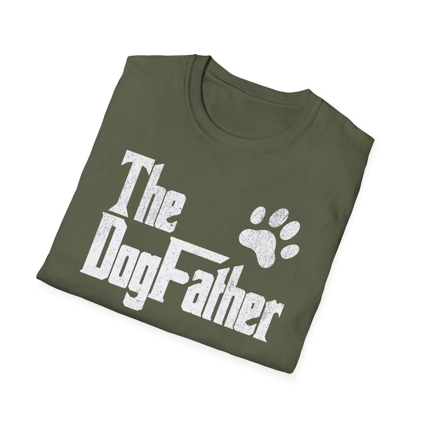 The Dogfather, Lustiges T-Shirt für Hundeliebhaber, Unisex Softstyle T-Shirt