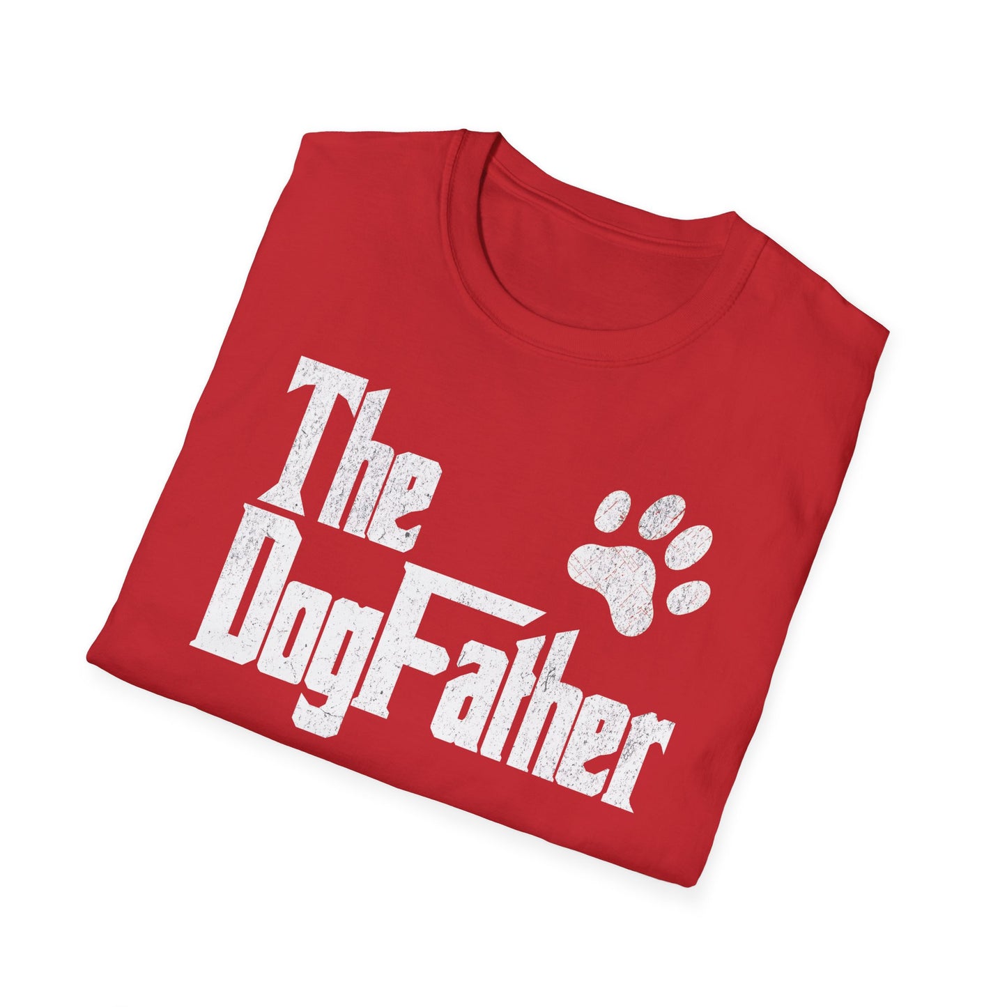 The Dogfather, Lustiges T-Shirt für Hundeliebhaber, Unisex Softstyle T-Shirt