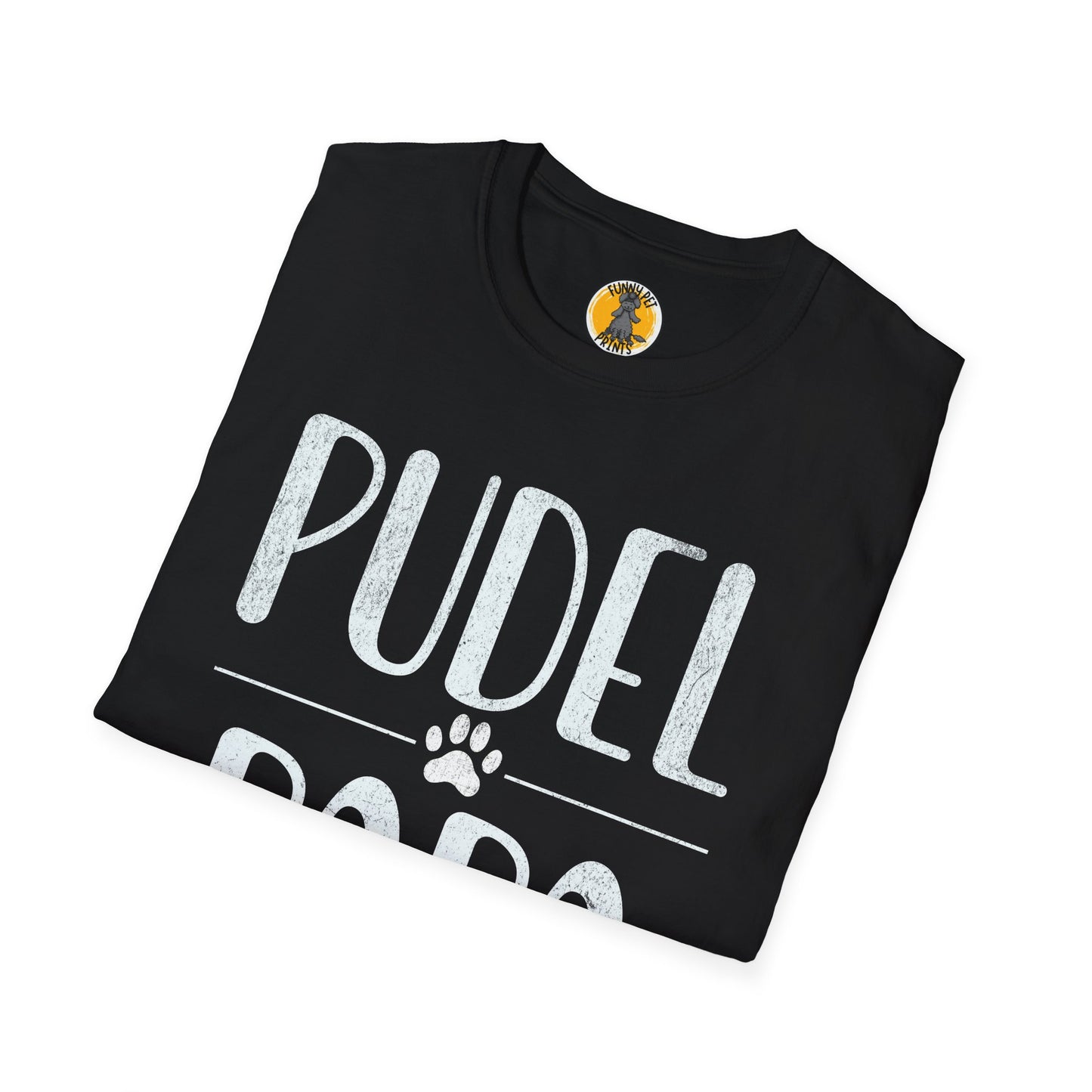 Pudel Papa, T-Shirt für Pudelliebhaber, Unisex Softstyle T-Shirt