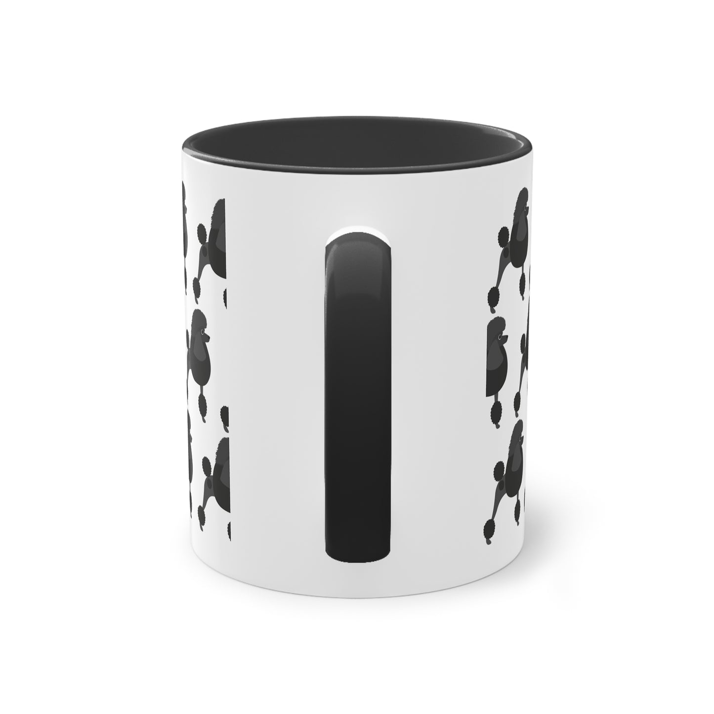 Pudel Tasse, zweifarbig, 0,33 l
