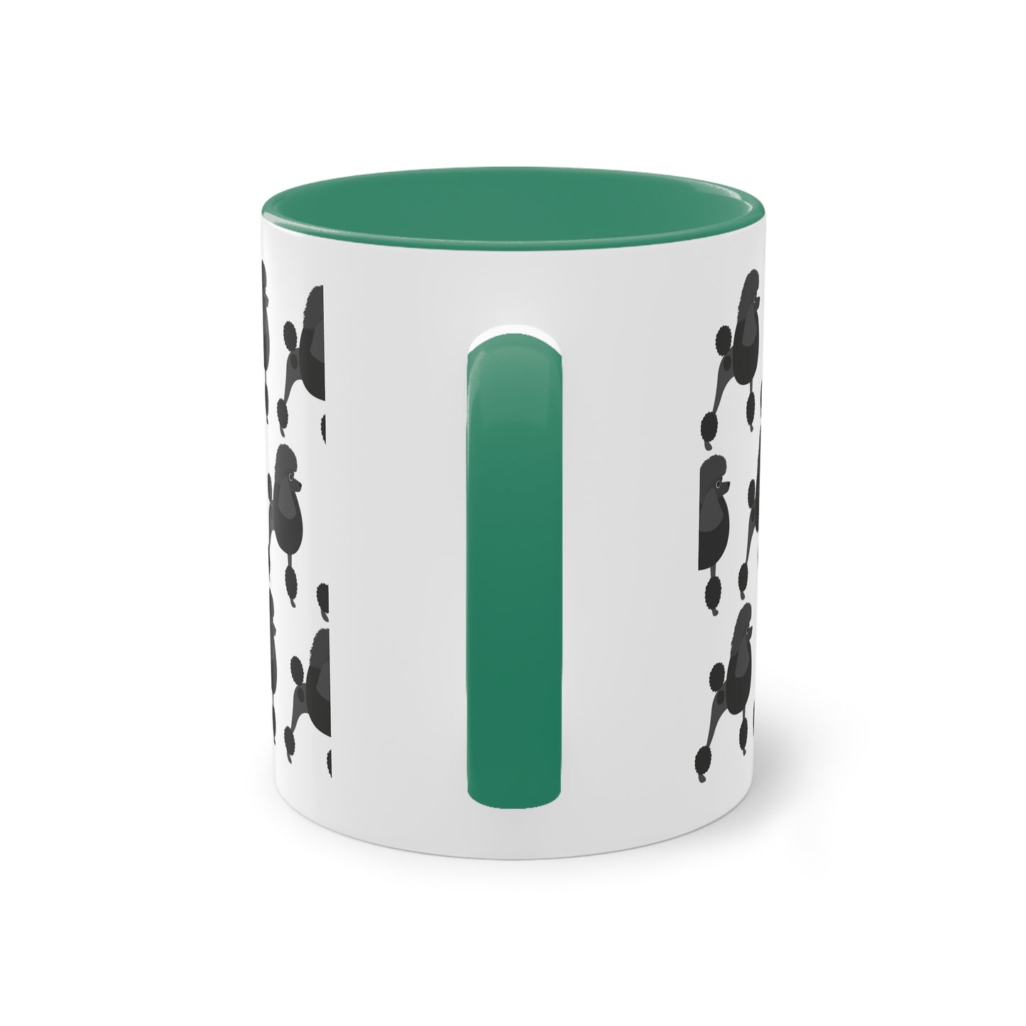 Pudel Tasse, zweifarbig, 0,33 l