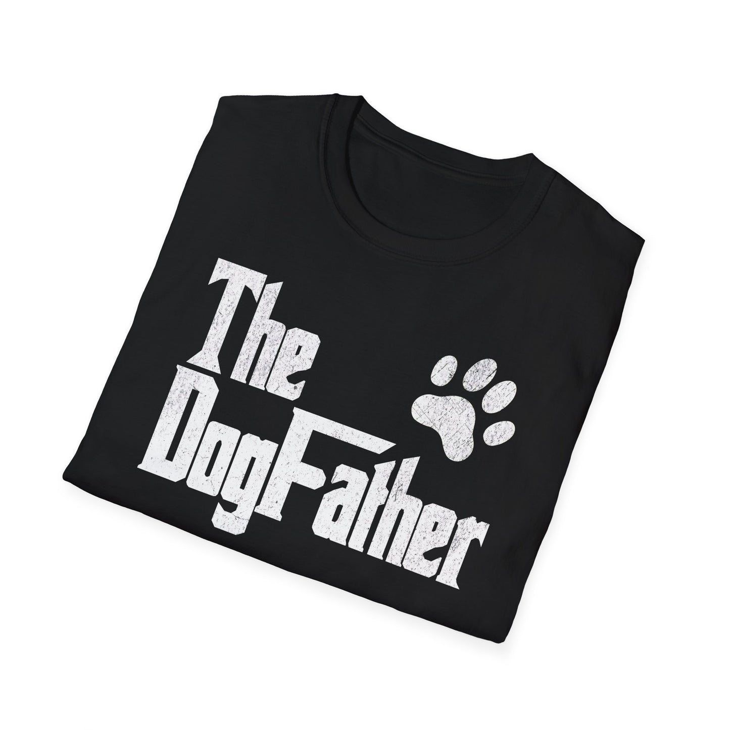 The Dogfather, Lustiges T-Shirt für Hundeliebhaber, Unisex Softstyle T-Shirt