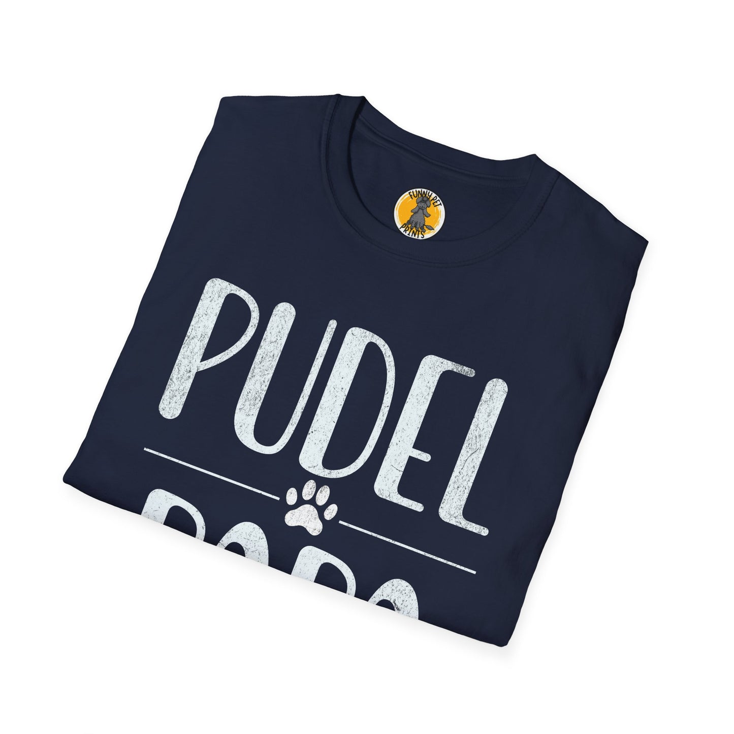 Pudel Papa, T-Shirt für Pudelliebhaber, Unisex Softstyle T-Shirt