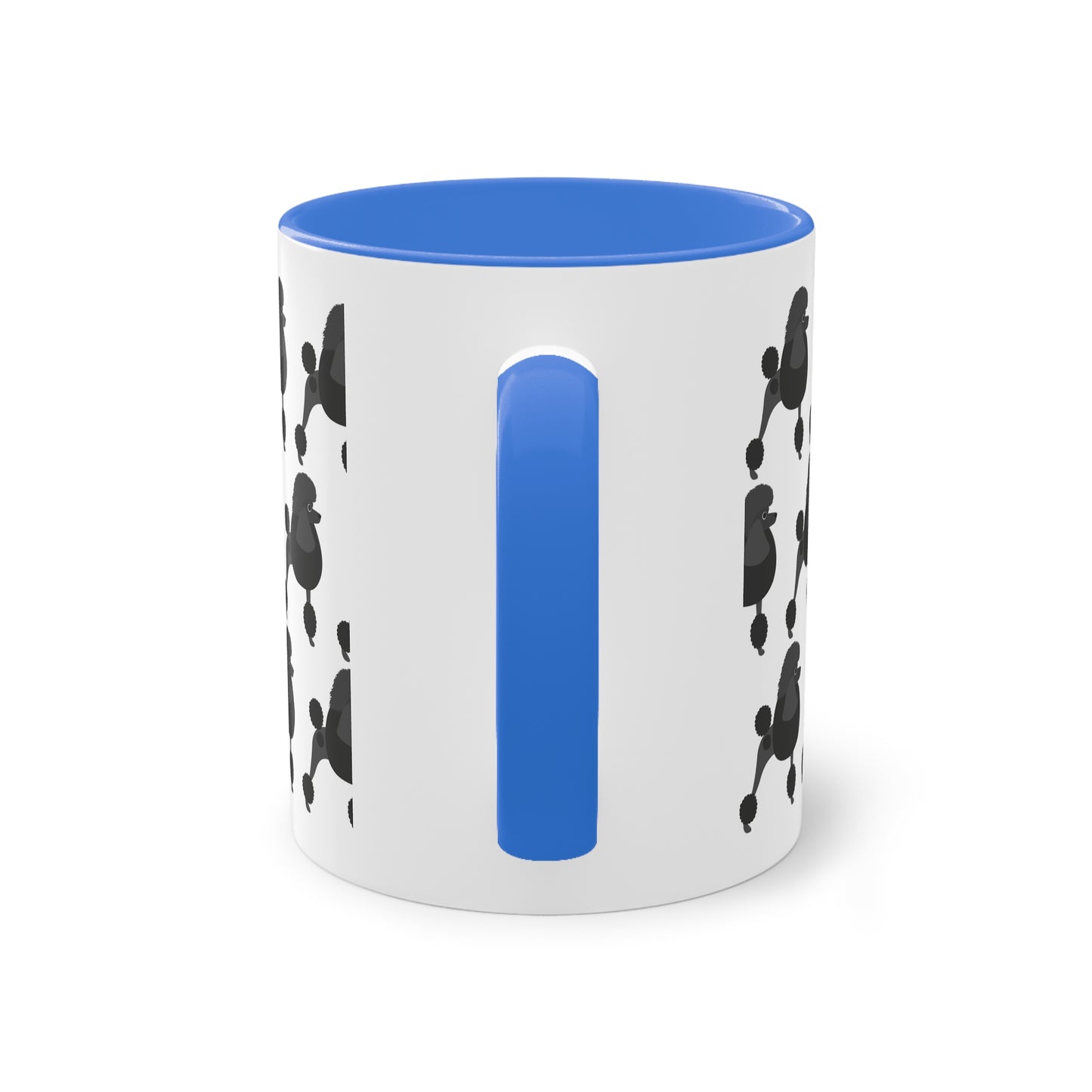 Pudel Tasse, zweifarbig, 0,33 l
