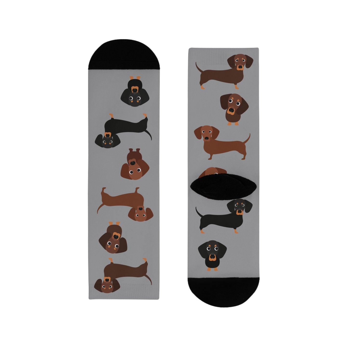 Dackel Socken, Sublimation Crew Socks (EU)