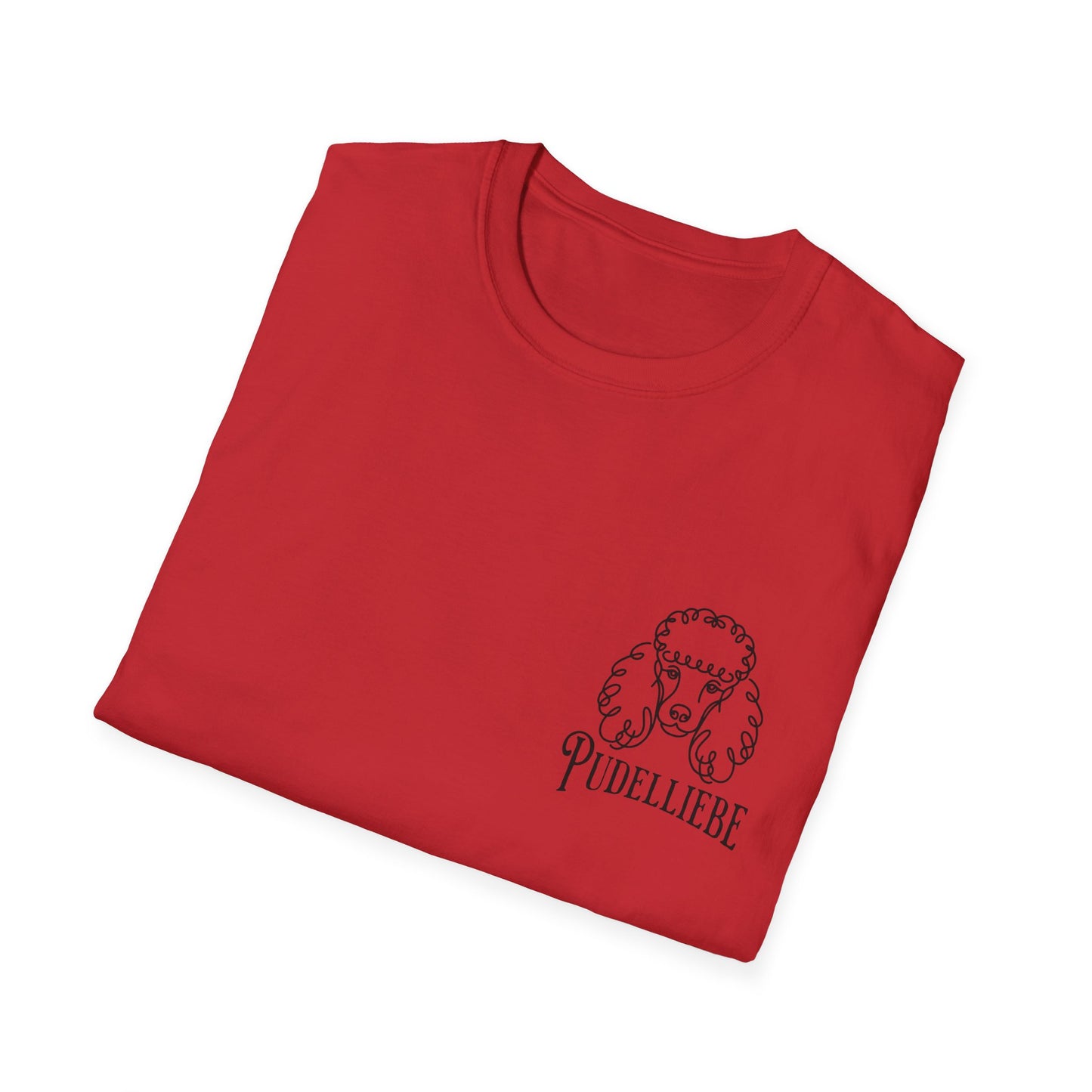 Pudelliebe, T-Shirt für Pudelliebhaber, Unisex Softstyle T-Shirt