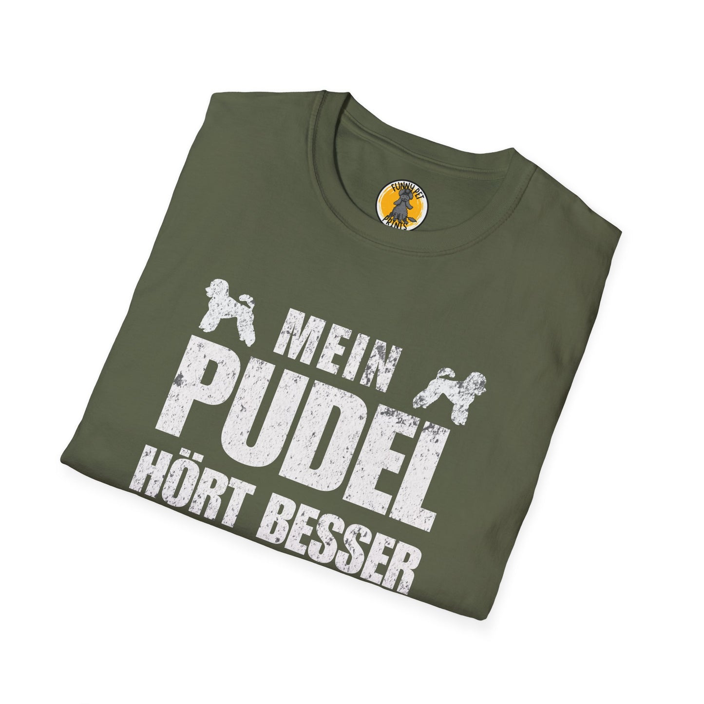 Lustiges T-Shirt für Pudelliebhaber, Unisex Softstyle T-Shirt