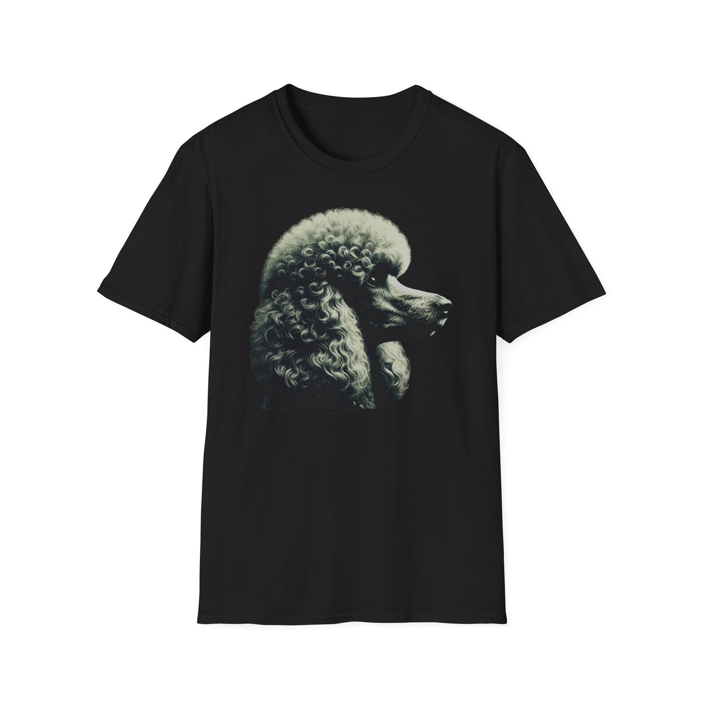 Pudel Portrait, T-Shirt für Pudelliebhaber, Unisex Softstyle T-Shirt