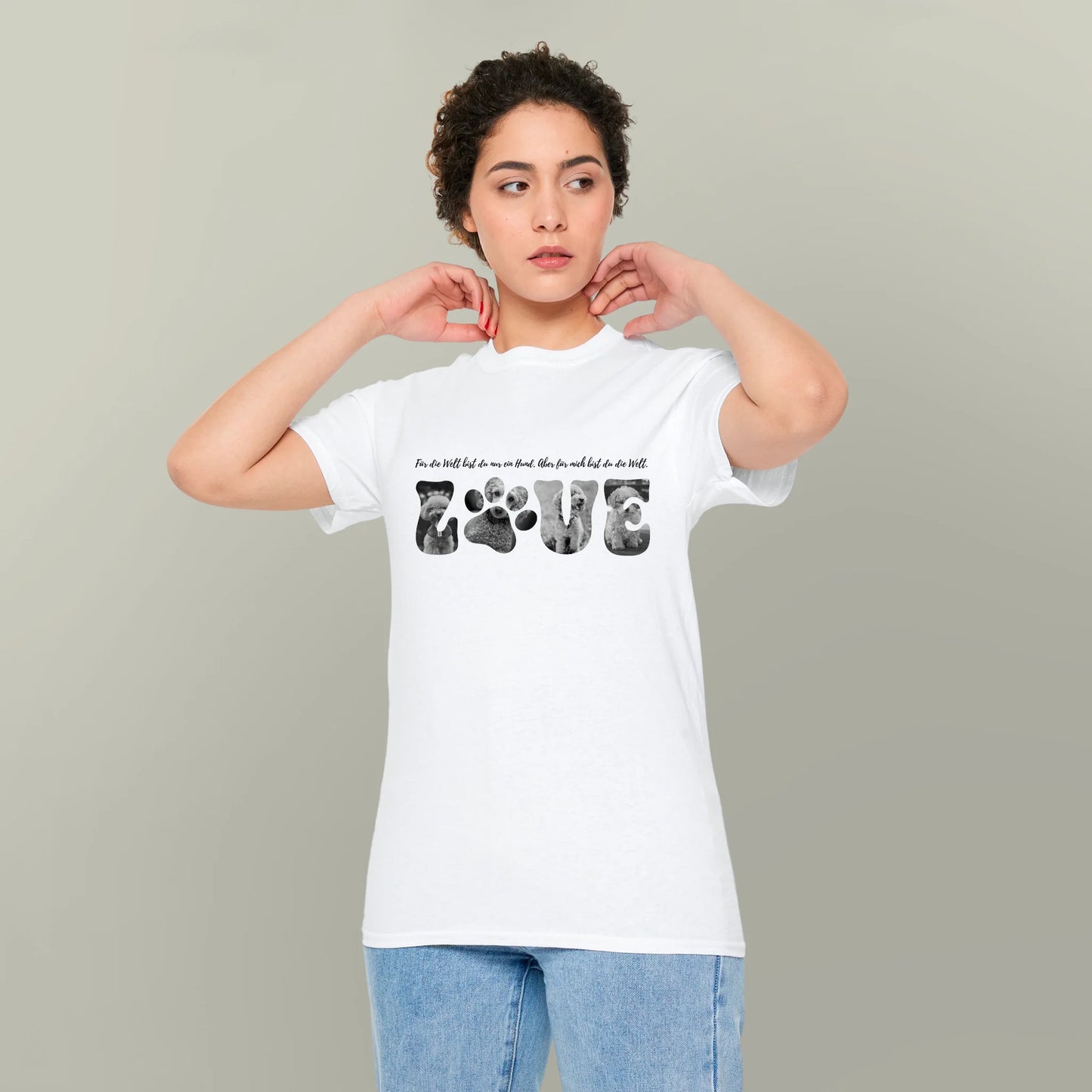 LOVE - individuelles T-Shirt mit deinem Haustier