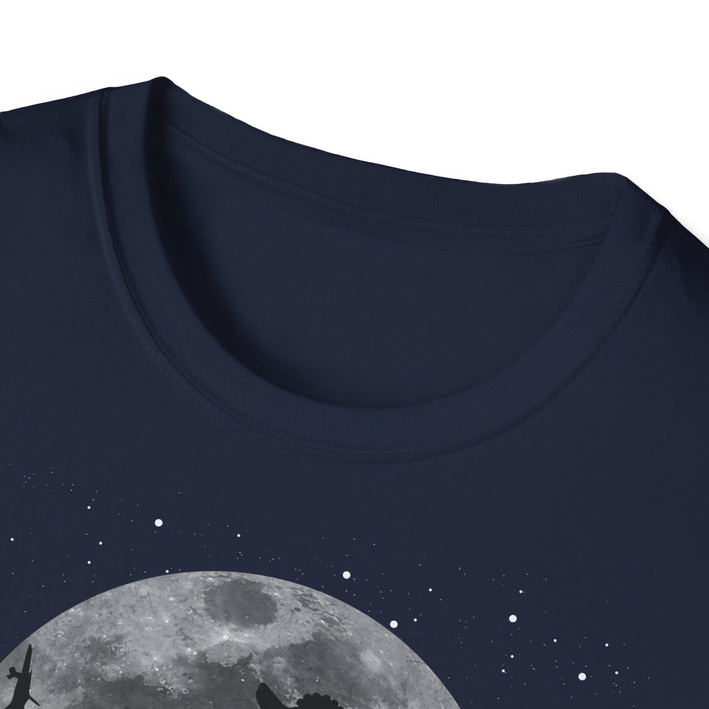 Pudel Vollmond T-Shirt, Unisex Softstyle T-Shirt