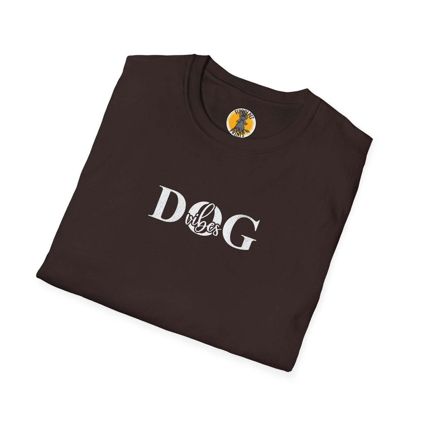 "Dog vibes" T-Shirt für Hundeliebhaber