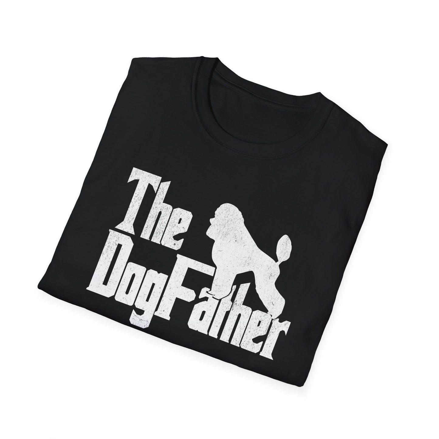 The Dogfather, T-Shirt für Pudelliebhaber, Unisex Softstyle T-Shirt