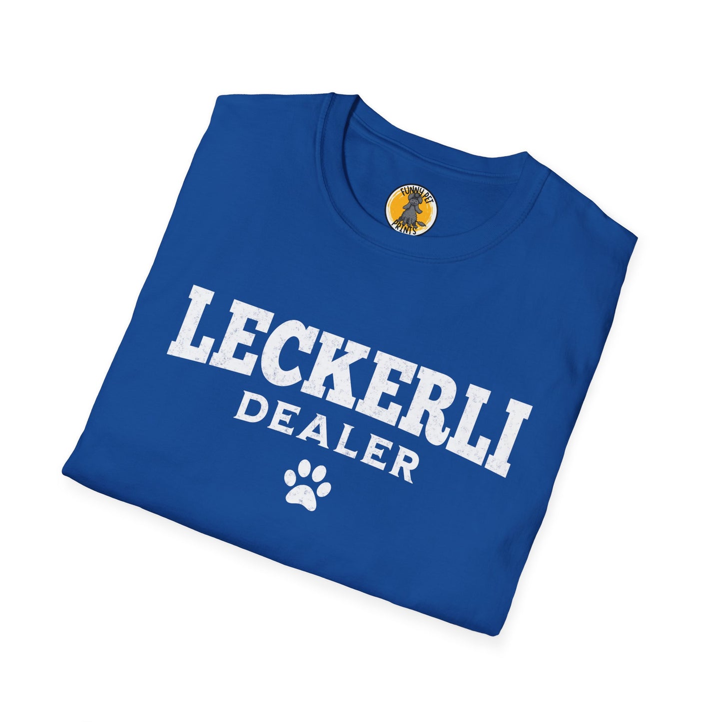 Leckerli Dealer, Lustiges T-Shirt für Hundeliebhaber, Unisex Softstyle T-Shirt