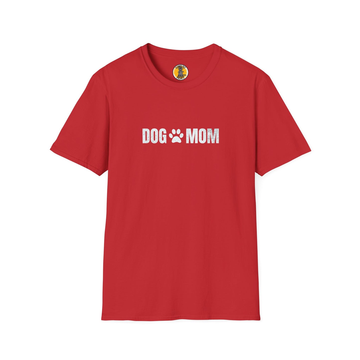 Dog Mom, T-Shirt für Hundeliebhaberinnen, Unisex Softstyle T-Shirt