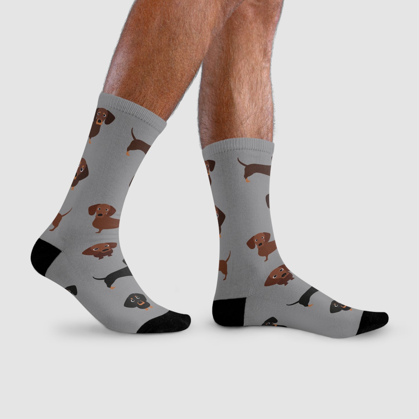 Dackel Socken, Sublimation Crew Socks (EU)