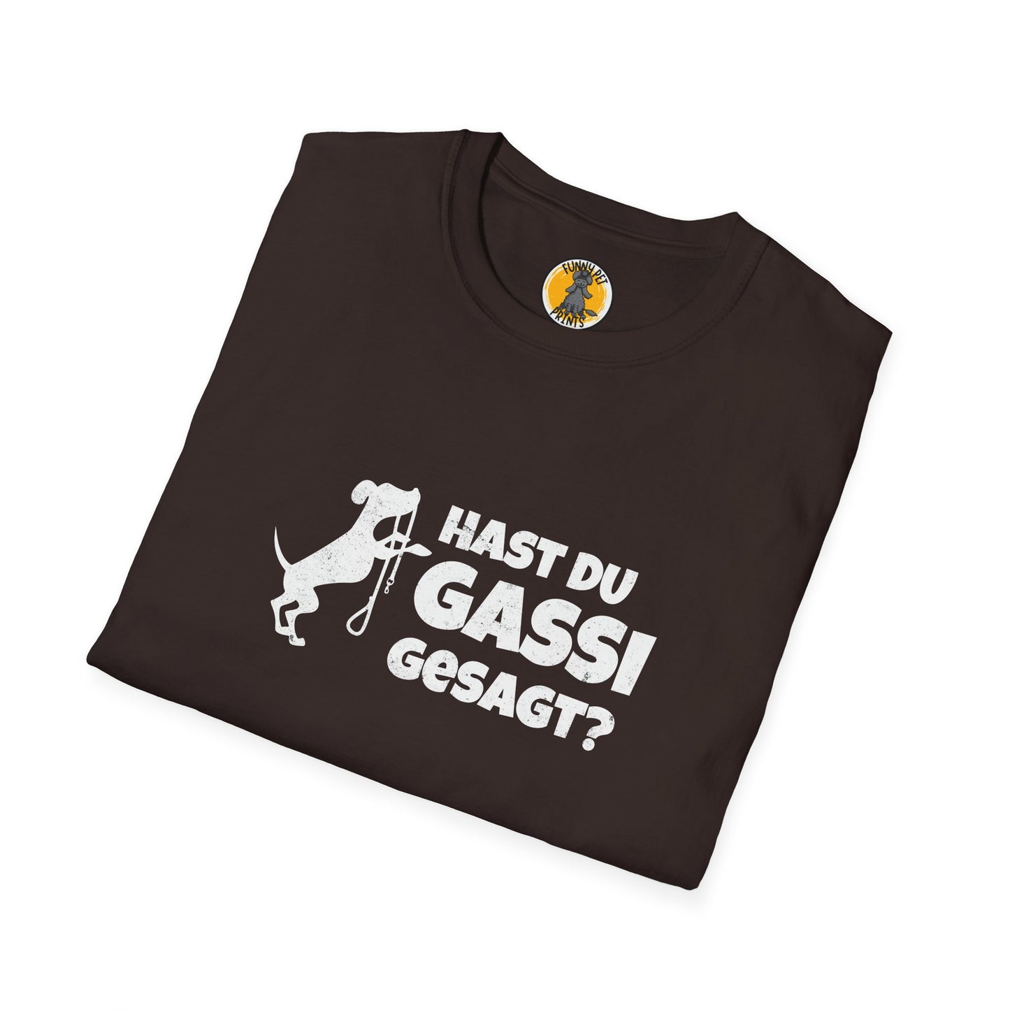 Hast du Gassi gesagt? Lustiges T-Shirt für Hundeliebhaber, Unisex Softstyle T-Shirt