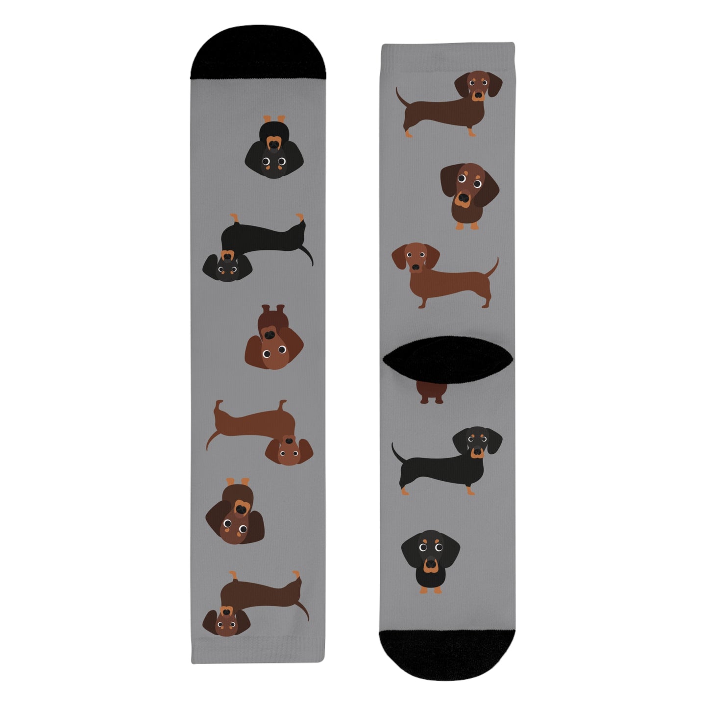 Dackel Socken, Sublimation Crew Socks (EU)