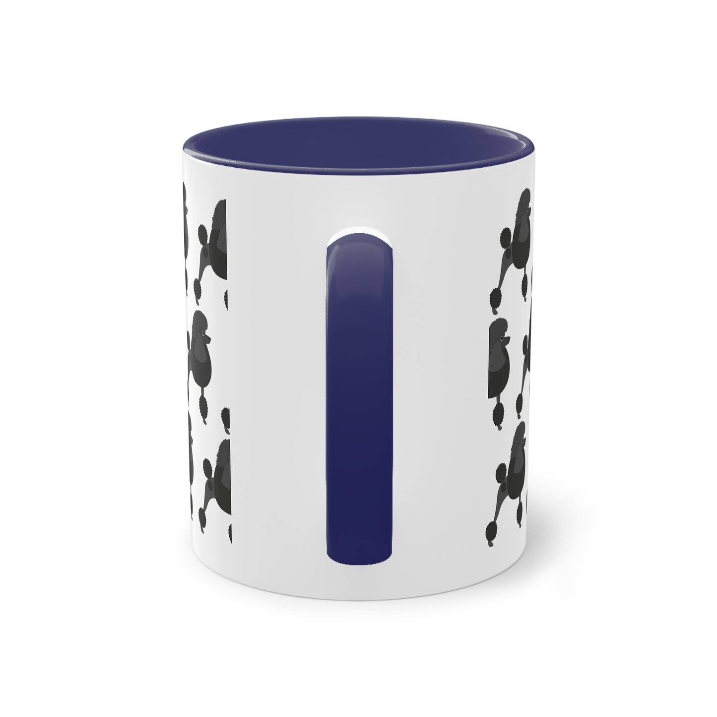 Pudel Tasse, zweifarbig, 0,33 l