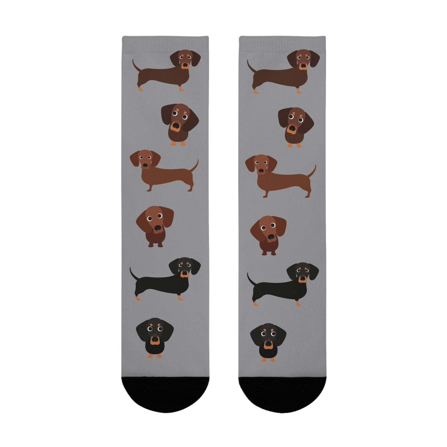 Dackel Socken, Sublimation Crew Socks (EU)