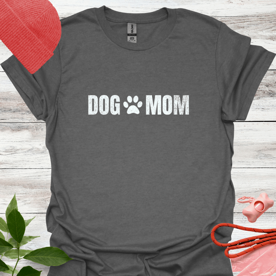 Dog Mom, T-Shirt für Hundeliebhaberinnen, Unisex Softstyle T-Shirt