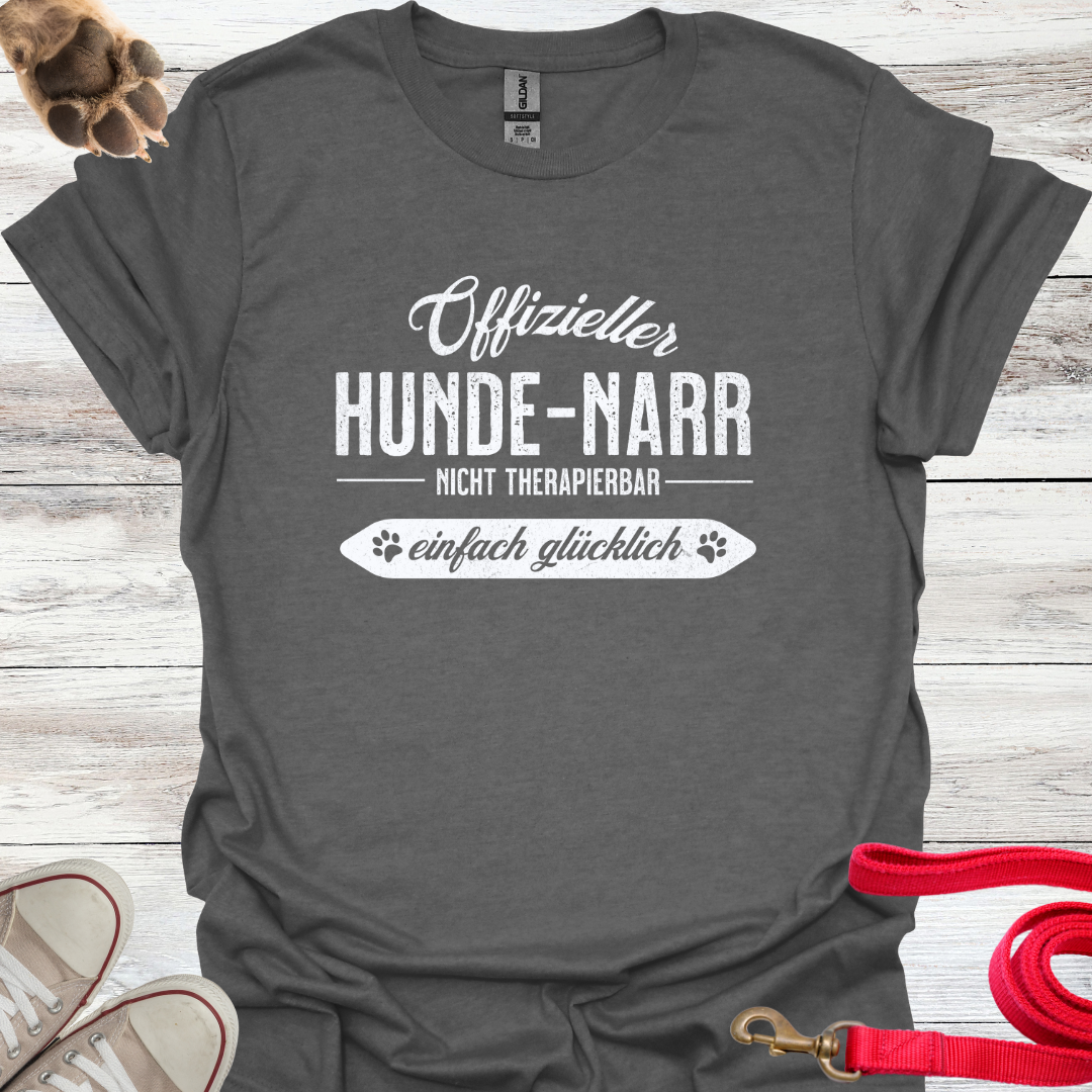 Offizieller Hunde-Narr. Lustiges T-Shirt für Hundeliebhaber, Unisex Softstyle T-Shirt