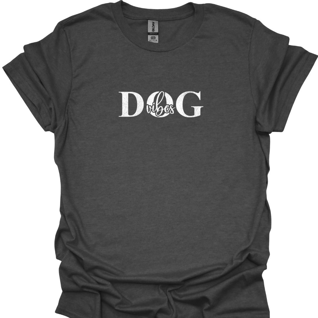 "Dog vibes" T-Shirt für Hundeliebhaber